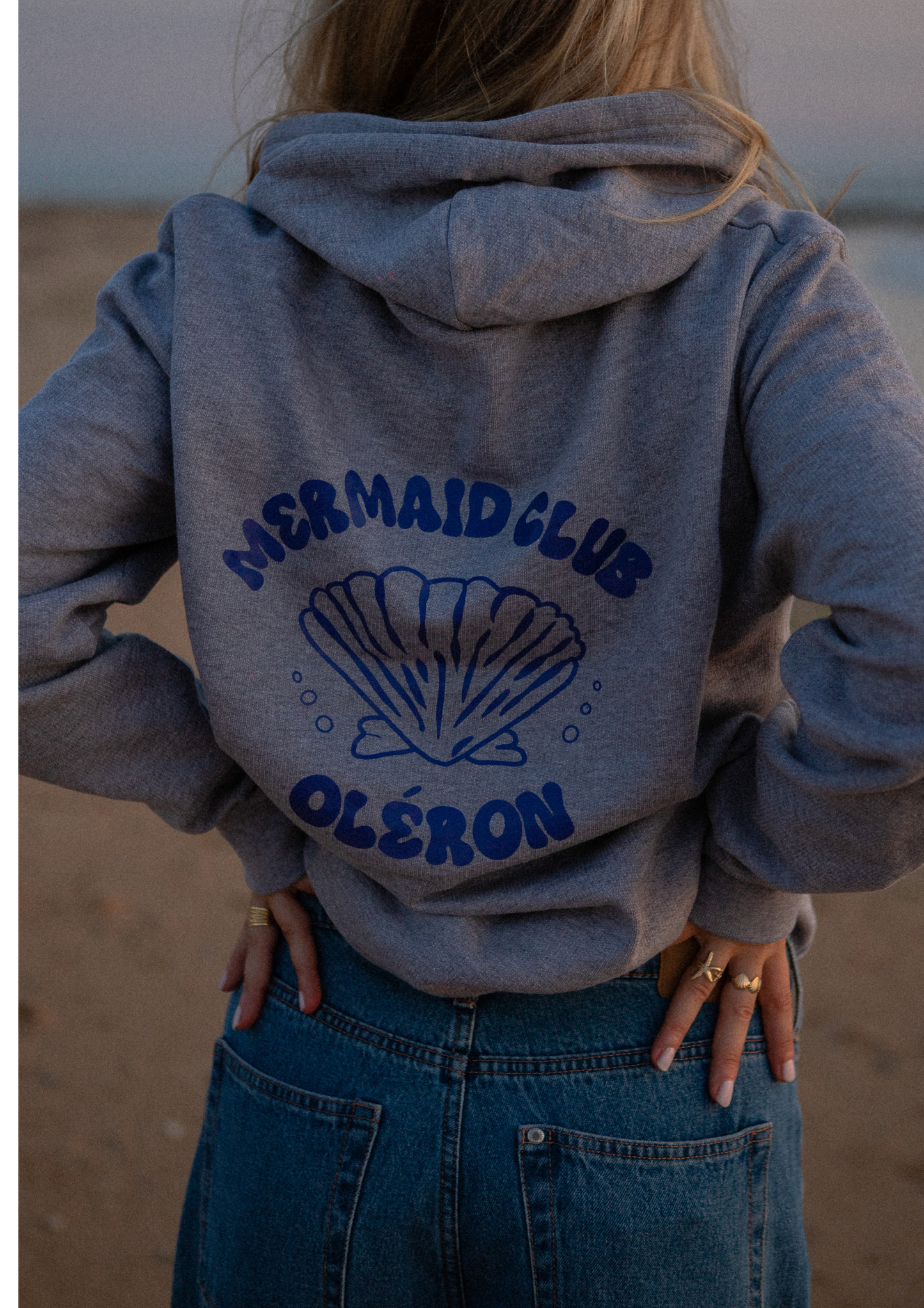 🧜♀️Mermaid Club Oléron - Sweat à capuche doux