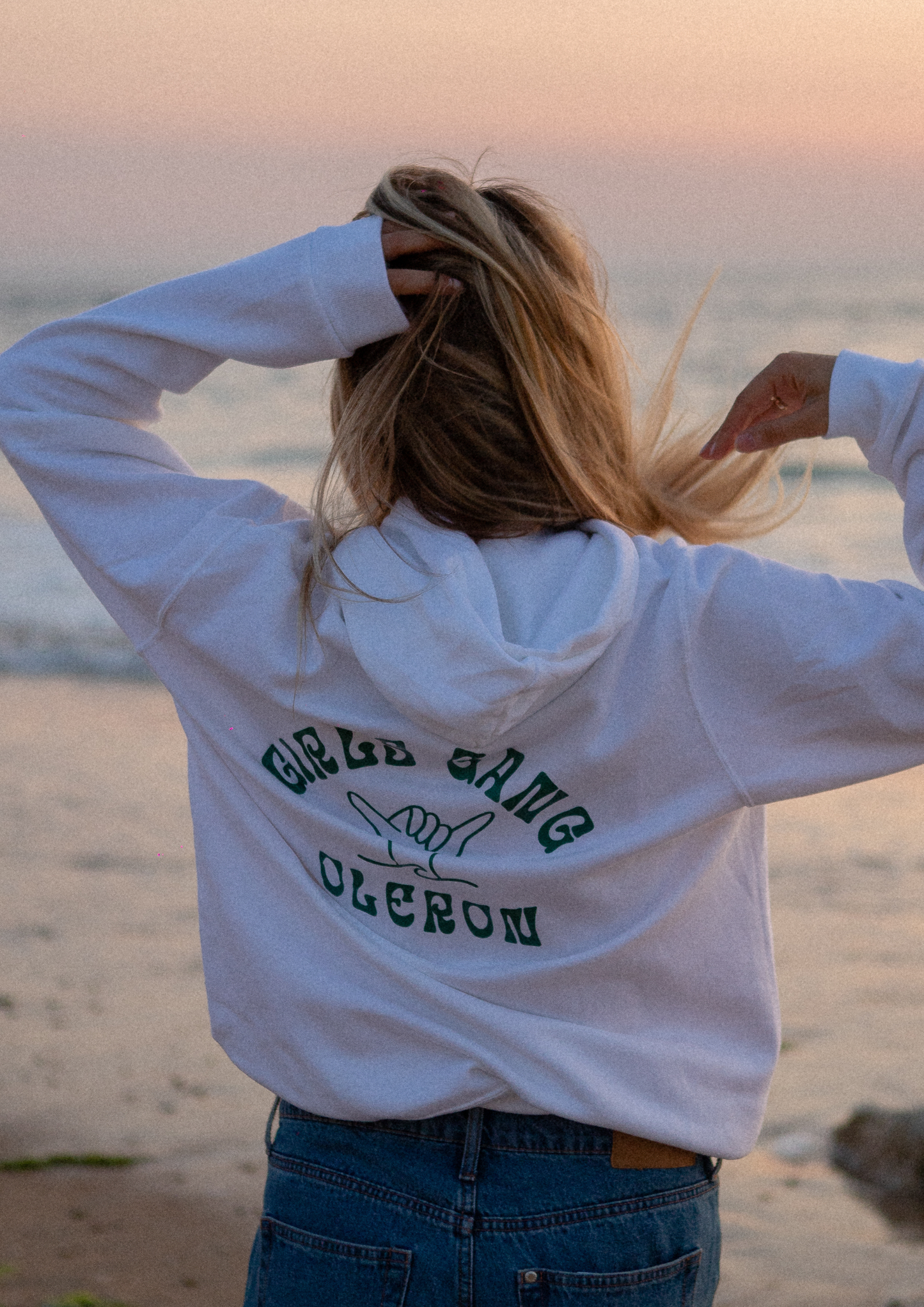 đ€Girls Gang OlĂ©ron - Sweat Ă capuche doux