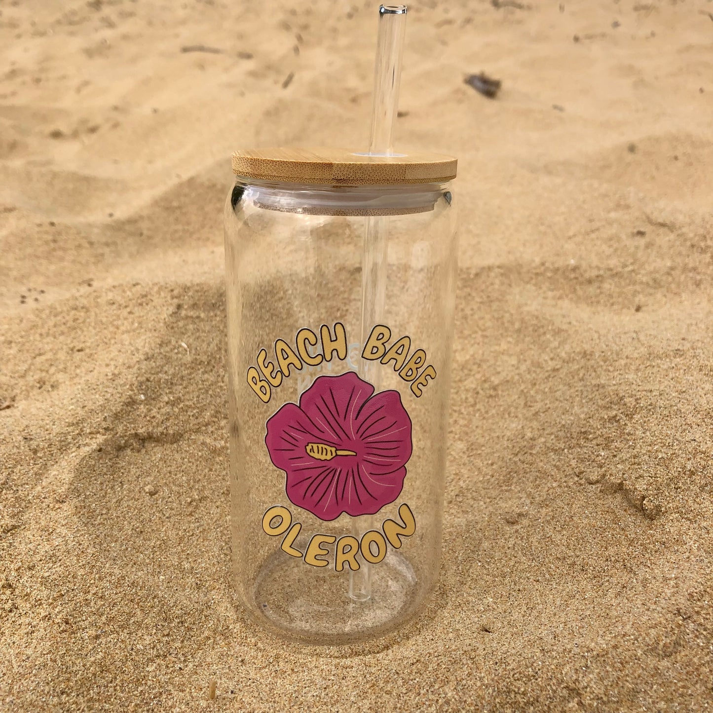 đ”Gourde en verre avec paille Illustrations Ăle dâOlĂ©ron