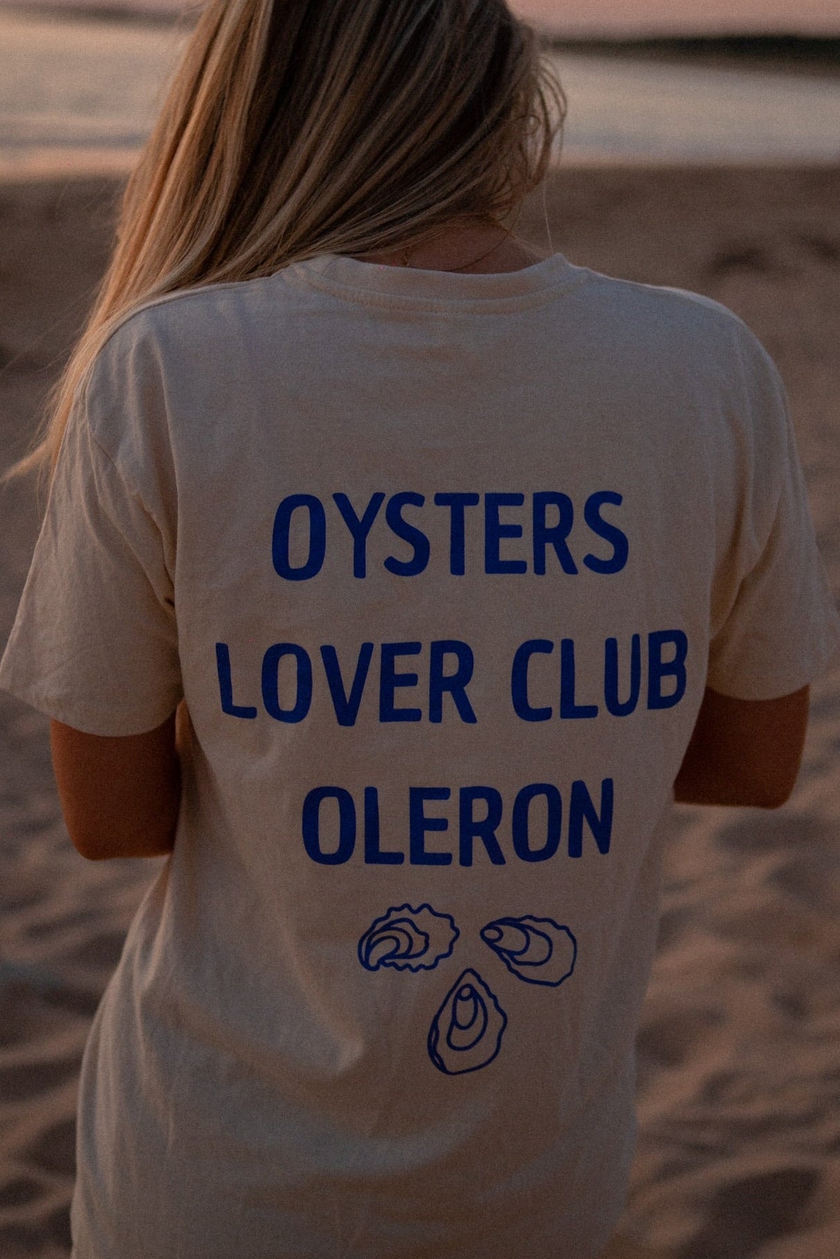 T-shirt Oysters Lover - Crème