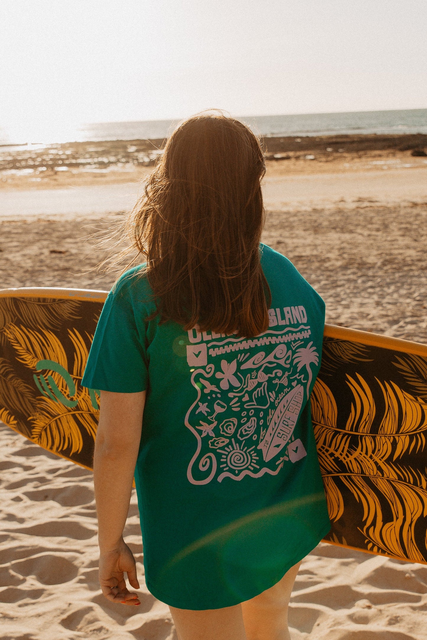 T-shirt Oleron Island - Emeraude
