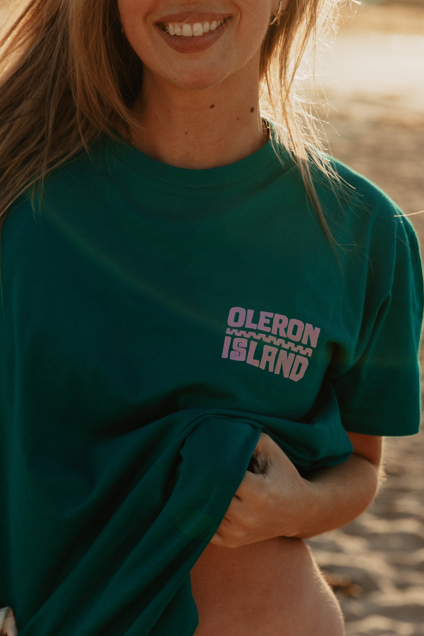 T-shirt Oleron Island - Emeraude